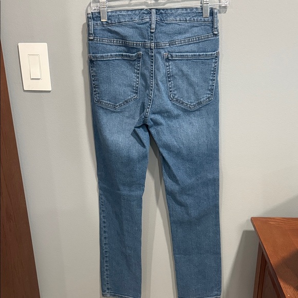 Sam Edelman Classic Straight Leg Jeans in Blue - Picture 7 of 7